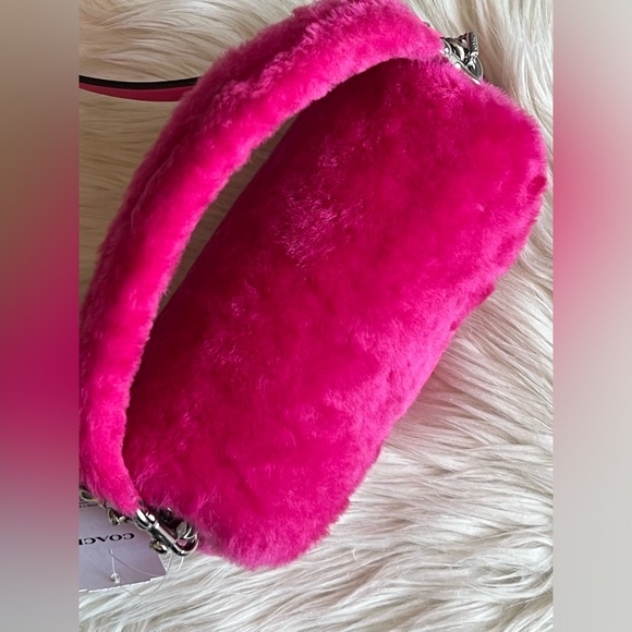 💰SOLD - CP955 - Coach The Lil Nas X Drop Tabby Shoulder Bag 18 in Shearling - Picture 8 of 16